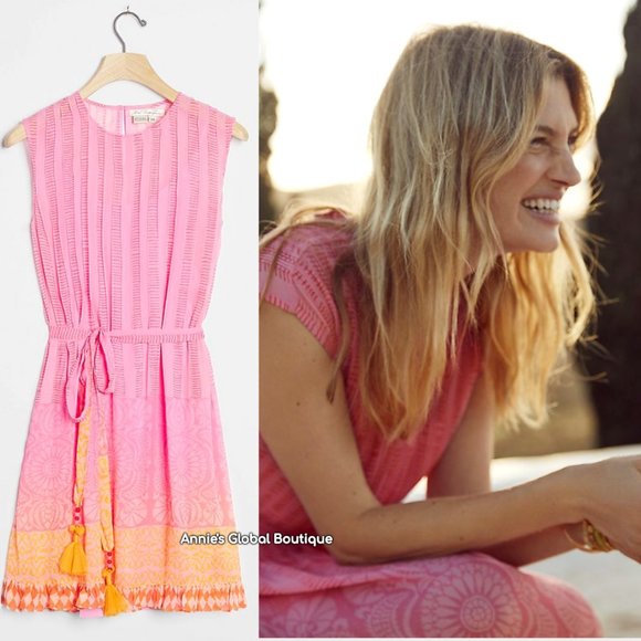 Anthropologie Dresses & Skirts - NWT ANTHROPOLOGIE Lucille Beaded Tasseled Dress